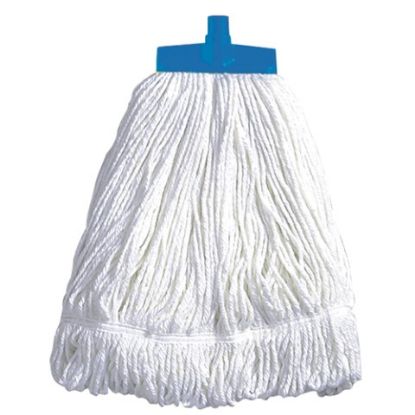 Picture of Flat Loop Cotton Mop Head 16oz Blue
