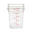 Picture of Cambro Camsquares 22qt Polycarbonate Food Storage Container 256x310x400