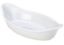 Picture of Genware Porcelain Oval Eared Dish 22cm White