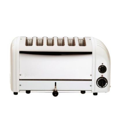 Picture of DUALIT CLASSIC 6 SLICE WHITE BREAD TOASTER