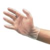 Picture of Jangro Clear 4g Vinyl Gloves Powder Free Large (Pack 100)