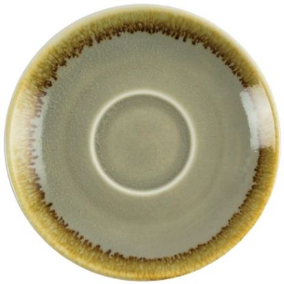 Picture of Olympia Kiln Espresso Saucer Moss 4.5" (6)