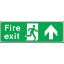 Picture of Fire Exit Man Running Arrow Up Rigid