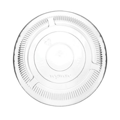 Picture of PACK OF 100 VEGWARE PLA FLAT LID STRAW SLOT 96MM 96 SERIES *S