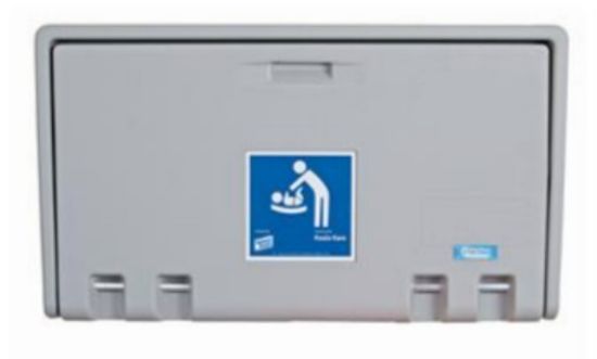 Picture of BABY CHANGING UNIT GREY HORIZONTAL *p