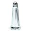 Picture of GLASS LIGHTHOUSE PEPPER SHAKER SILVER TOP
