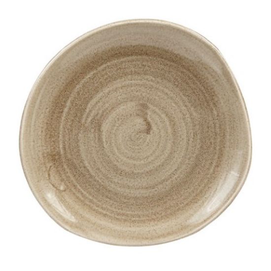 Picture of CHURCHILL  STONECAST ROUND PLATE 8.25" PATINA ANTIQUE TAUPE (CASE OF 12)