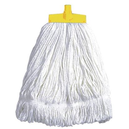 Picture of Flat Loop Cotton Mophead 16oz Yellow