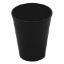 Picture of POLYCARB 7oz FLUTED TUMBLER BLACK (12) *P