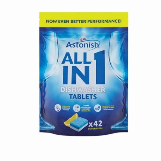 Picture of ASTONISH ALL IN ONE DISHWASHER TABLETS (42)