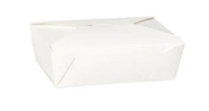 Picture of DISPO-PAK WHITE KRAFT FOOD CONTAINER 69oz NO.3 (PACK OF 50) 