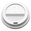 Picture of CPLA Go-Pak Hot Cup Lid 12/16oz White (Pack Of 100)