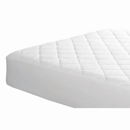 Picture of QUILTED DOUBLE MICROFIBRE MATTRESS PROTECTOR WITH SKIRT