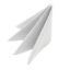 Picture of Swansoft Napkin Airlaid 40cm 8 Fold White X 100