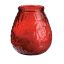 Picture of Glass Lowboy Red Candle