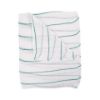 Picture of Jangro Green Stripe Dishcloth 12x16" (Pack of 10)