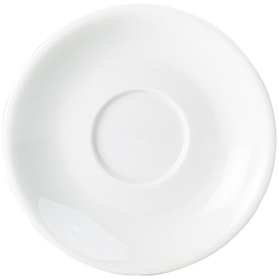 Picture of GENWARE PORCELAIN WHITE SAUCER 16CM 6.25" (6)