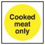 Picture of Cooked Meat Only 100x100mm 