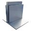 Picture of Triple Channel Menu Holder Brushed Silver *p