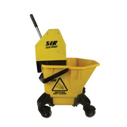 Picture of JANGRO TC20 COMBO BUCKET/WRINGER WITH CASTORS 20L YELLOW