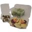 Picture of PLASTIC SALAD BOX HINGED LID RECYCLABLE 750ML CLEAR (400)