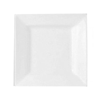 Picture of PORCELITE FLAT SQUARE PLATE 27cm (CASE OF 6)