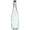 Picture of Borgonovo Water Bottle Glass With Red Lid 35oz (Single)