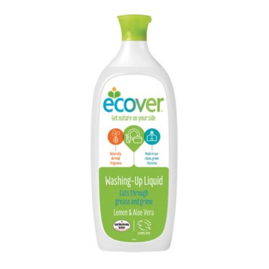 Picture of ECOVER WASHING UP LIQUID LEMON & ALOE VERA (8 X 950ML) 