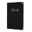 Picture of Menu 8 Page Facing A4 Black