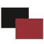 Picture of Faux Leather Black/Red Placemat 25x25cm (4)