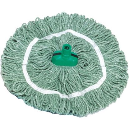 Picture of FREEDOM MIDI LOOPED SOCKET MOP HEAD 17" GREEN