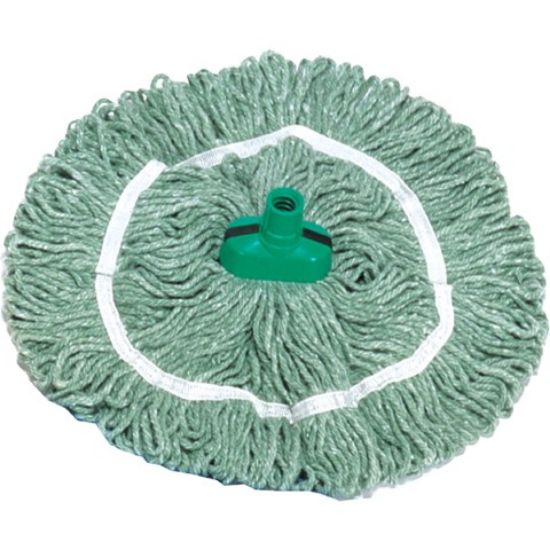 Picture of FREEDOM MIDI LOOPED SOCKET MOP HEAD 17" GREEN