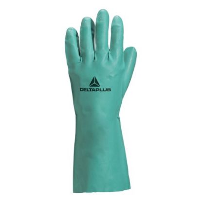 Picture of NITROSAFE CHEMICAL GAUNTLET GLOVES GREEN SIZE 9/L 