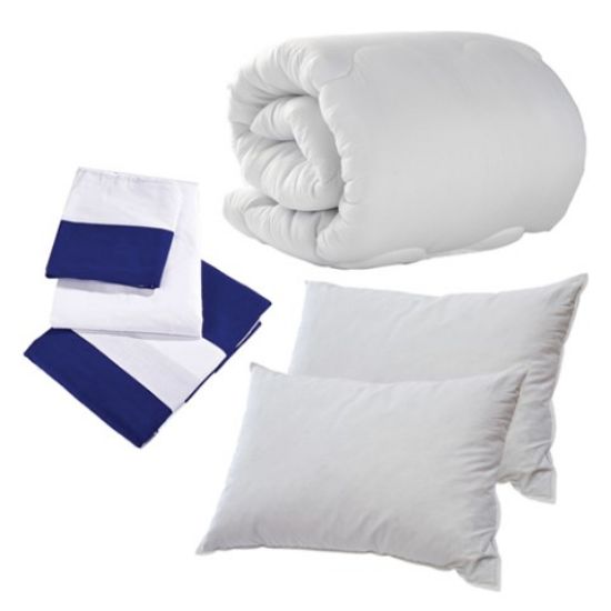 Picture of Standard Bedding Pack Double Seaside Navy Stripe 