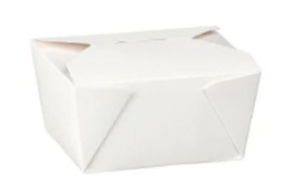 Picture of DISPO-PAK WHITE KRAFT FOOD CONTAINER 26oz NO.1 (PACK OF 50)