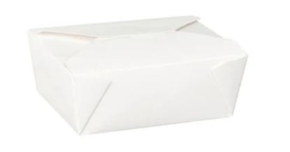 Picture of DISPO-PAK WHITE KRAFT FOOD CONTAINER 46oz NO.8 (PACK OF 50) 