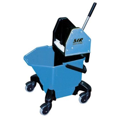 Picture of JANGRO TC20 COMBO BUCKET/WRINGER WITH CASTORS 20L BLUE