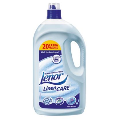 Picture of LENOR PROFESSIONAL FABRIC SOFTENER LIQUID 200 WASH 4L SEA BREEZE