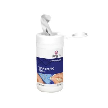 Picture of JANGRO TELEPHONE & PC WIPES (100) *S
