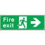 Picture of Jangro Fire Exit Man Running Arrow Right Rigid 150x450mm
