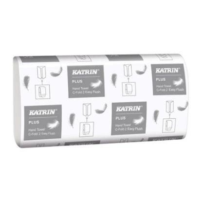 Picture of Katrin C-Fold 2 Easy Flush Hand Towel 2ply White (2250) *s