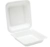 Picture of Bagasse Clamshell Meal Box 235x230x75mm (Pack Of 100) 