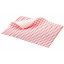 Picture of GINGHAM PRINT GREASEPROOF PAPER 25X20CM RED (1000)