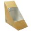 Picture of Vegware Standard Fill 65mm Kraft Sandwich Wedge (Case Of 500)