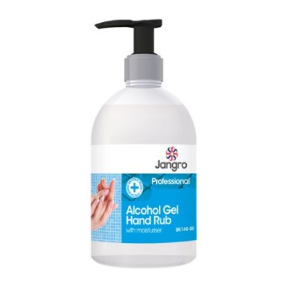 Picture of JANGRO ALCOHOL HAND GEL PUMP 500ml IPA **LQ** (SINGLE)
