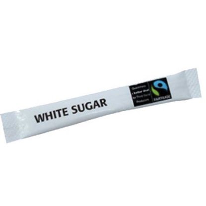 Picture of FAIRTRADE WHITE SUGAR STICKS 2G (1000)
