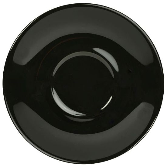 Picture of GENWARE PORCELAIN BLACK SAUCER 12CM (6)