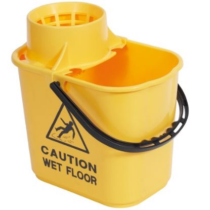 Picture of PROFESSIONAL BUCKET & WRINGER 15L YELLOW