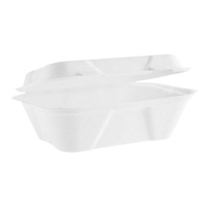 Picture of BAGASSE CLAMSHELL 178x127mm (PACK OF 125)