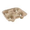 Picture of Paper Pulp Cup Holder For 4 Cups (Pack Of 90)